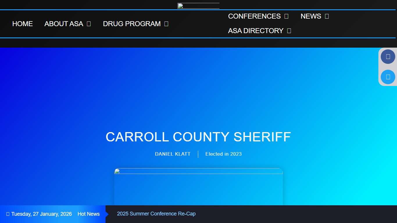 CARROLL COUNTY SHERIFF – Arkansas Sheriff Association